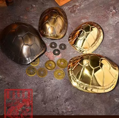 天然龟壳摇卦工具